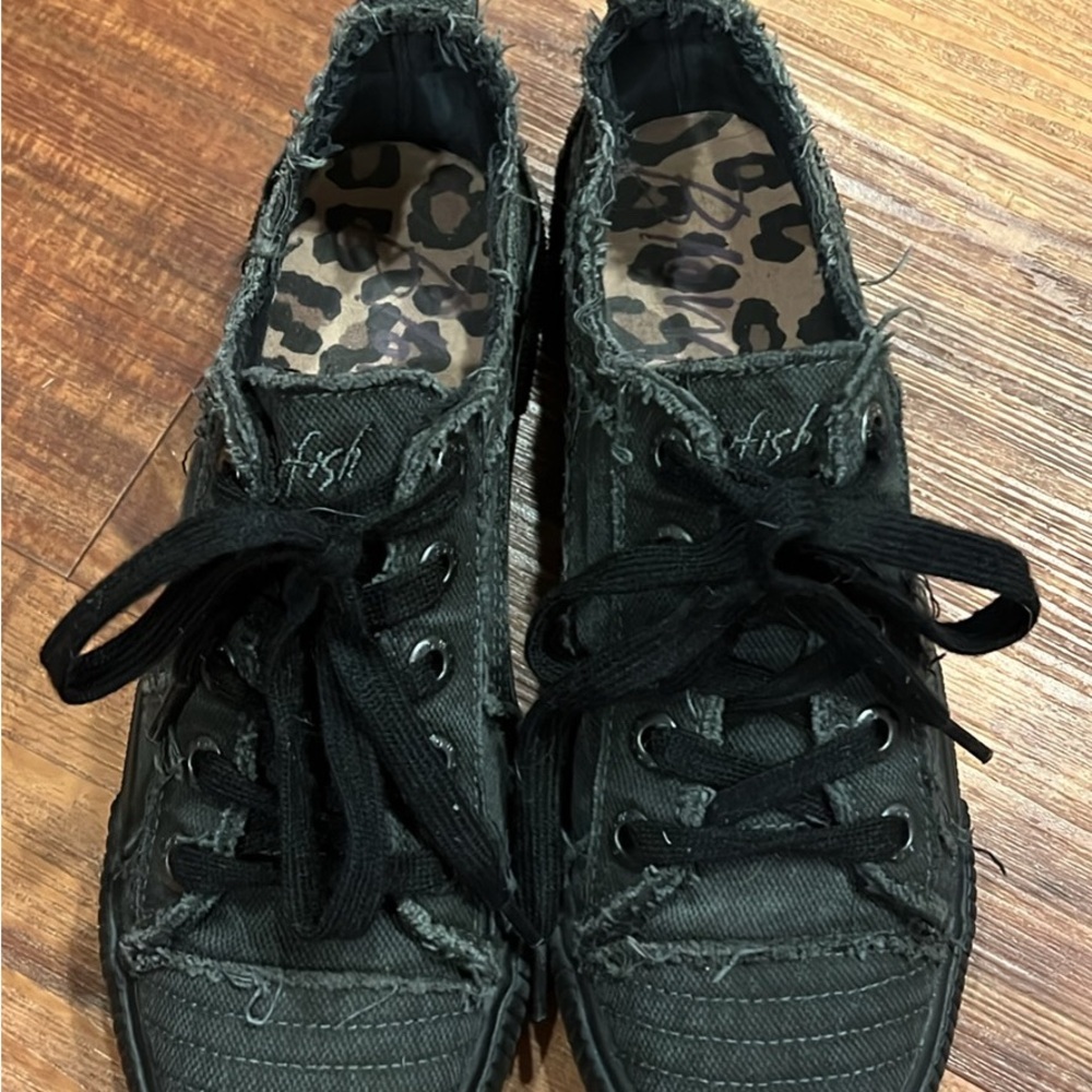 Blowfish Women's Black Canvas Sneakers